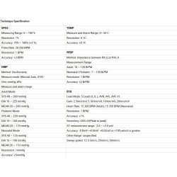 ICU Room ECG Wall Mount Vet Station Supervisor 12 Inches Patient Monitor