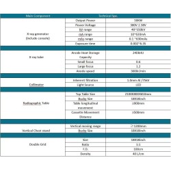 Digital X Ray Machine Analogue 50kw High Frequency X-ray Machine