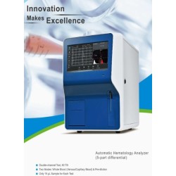 5-Part Laboratory Equipment Analyzer Hematology - Cbc Machine Blood Cell Counter
